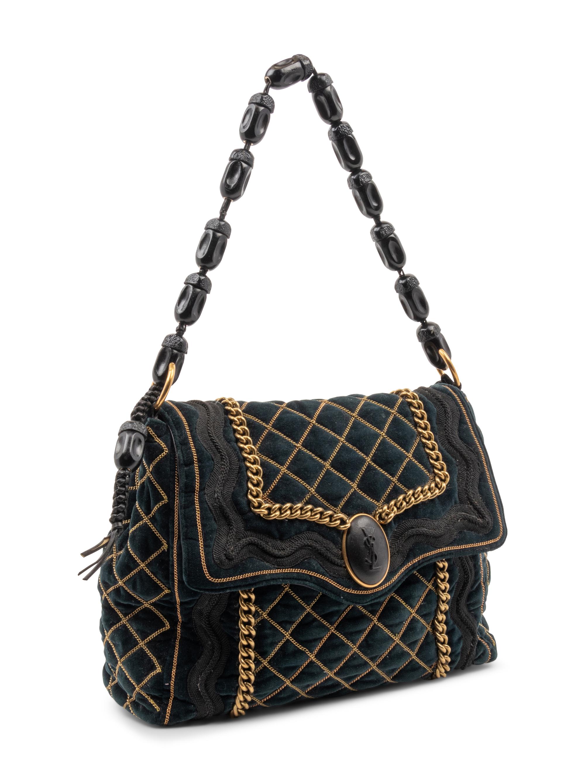 Collection of Four Designer Bags; One YSL, Two Moschino, One Gucci, 1980s-2007