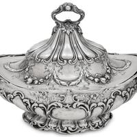 An American Silver Covered Tureen