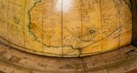 An English Mahogany Eighteen-Inch Terrestrial Globe