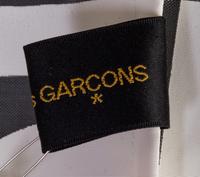 A Comme des Garcons Ivory "Numbers" Dress Ensemble, Jacket size S.