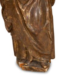 A Continental Carved and Polychrome Painted Madonna and Child