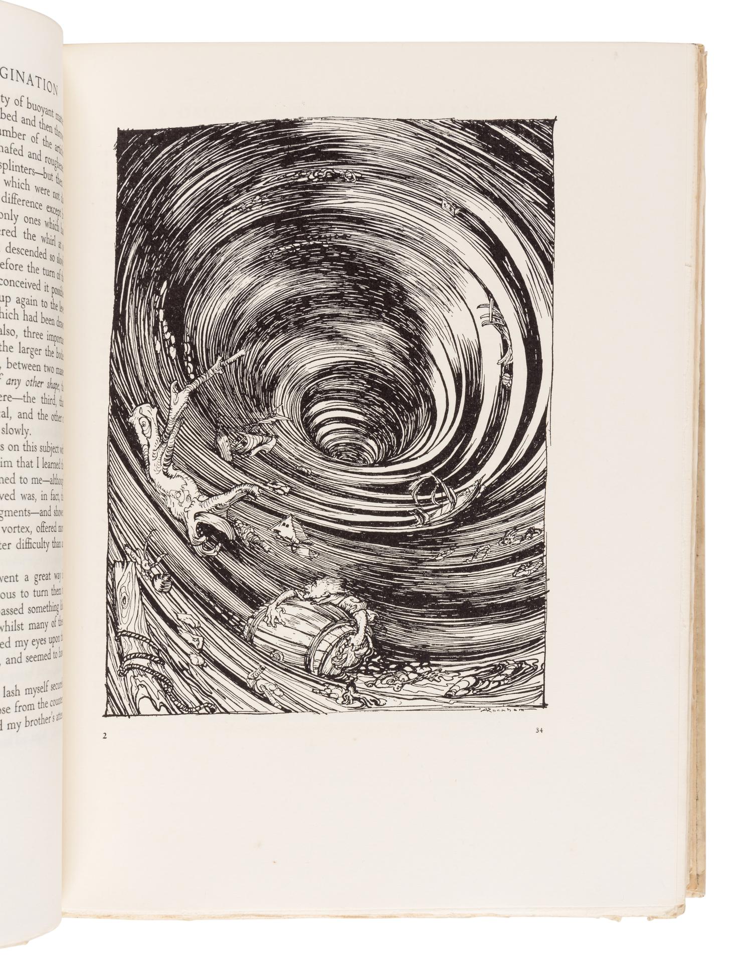 [RACKHAM, Arthur (1867-1939)]. POE, Edgar Allan (1809-1849). Tales of Mystery & Imagination by Edgar Allan Poe. London: George G. Harrap & Co. Ltd., 1935.