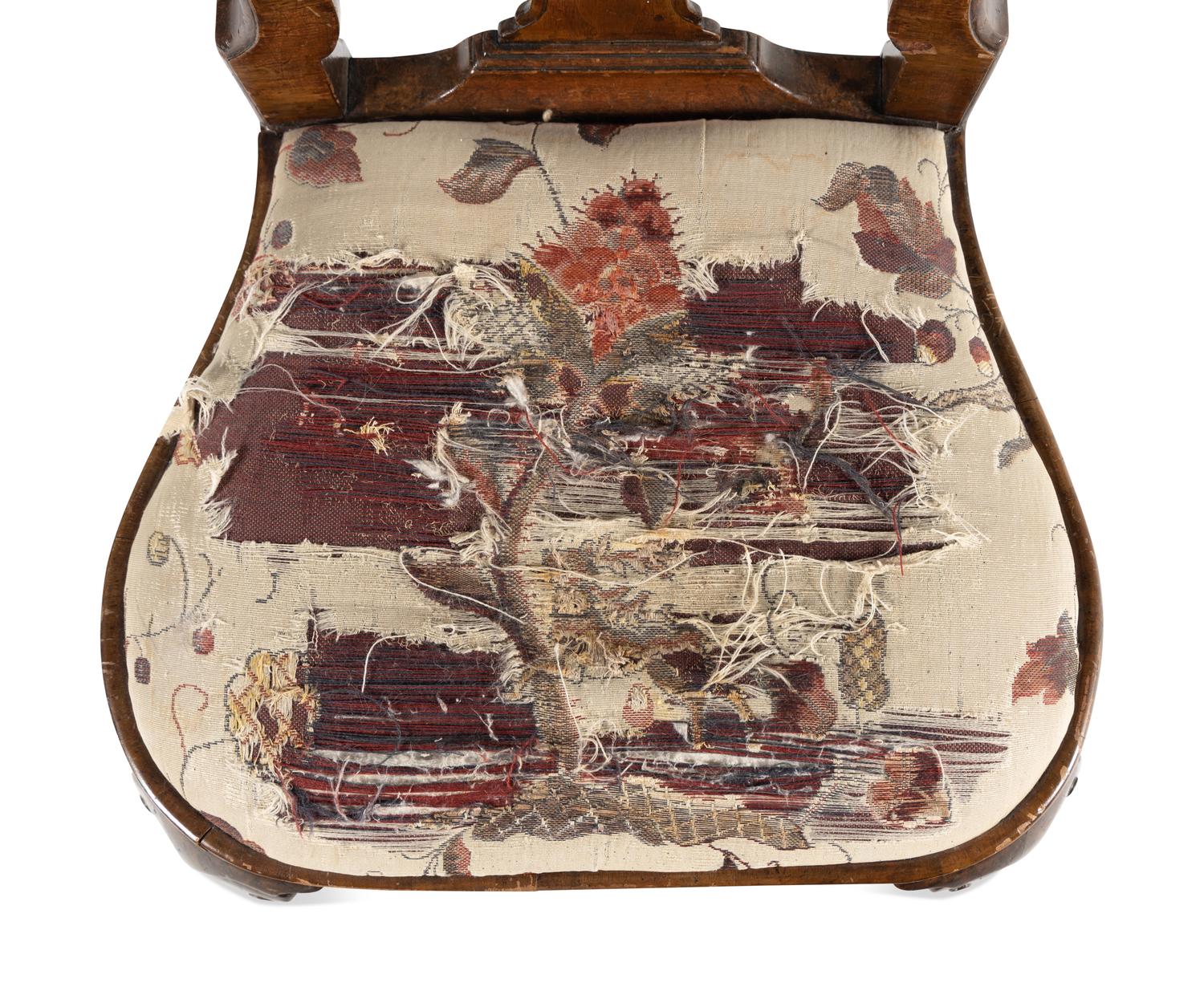 A George II Walnut Side Chair