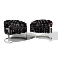 Cantilevered Barrel Chairs Flair, USA