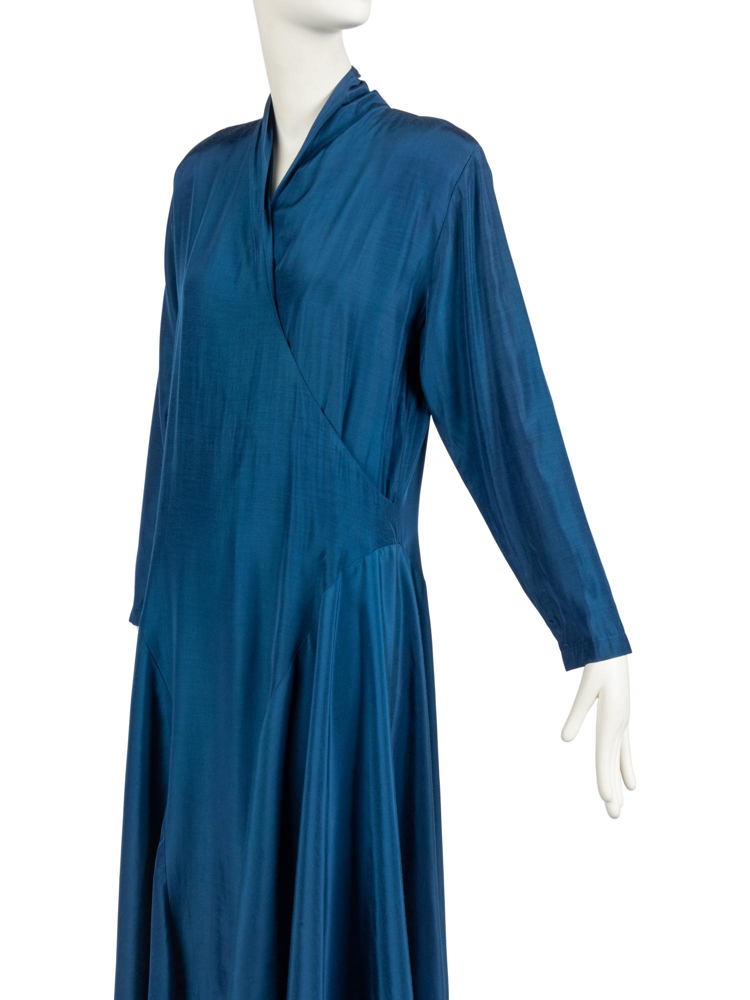 Norma Kamali Silk Dress, 1980s