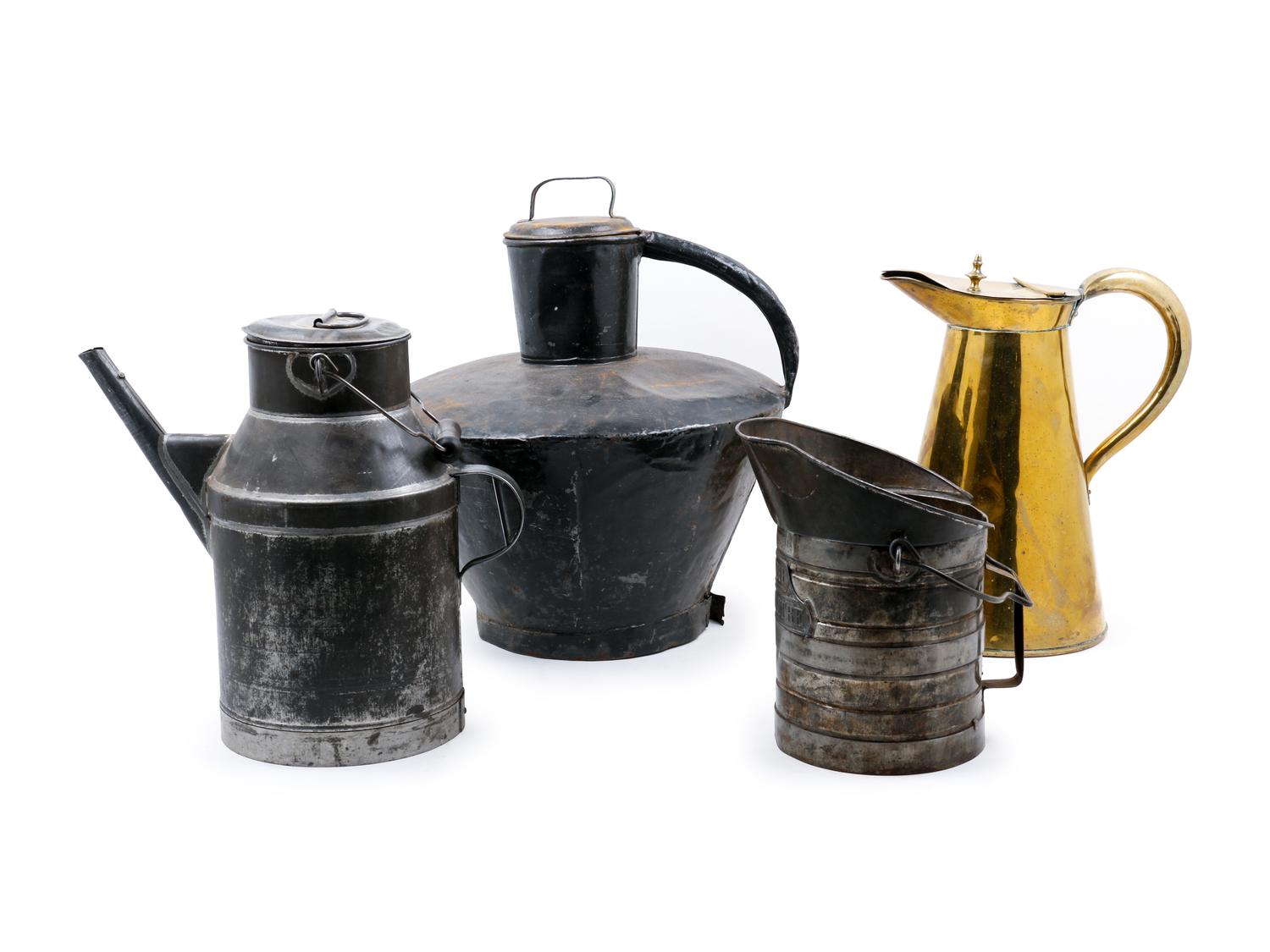 A Group of Metal Vessels