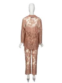 GUCCI, NUDE LACE PAJAMA ENSEMBLE