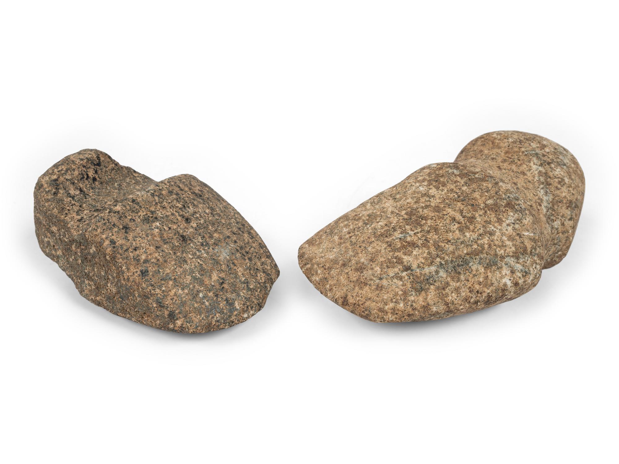 A Group of Granite 3/4 Groove Axes