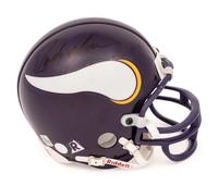 A Randy Moss Signed Autograph Minnesota Vikings Mini Helmet
