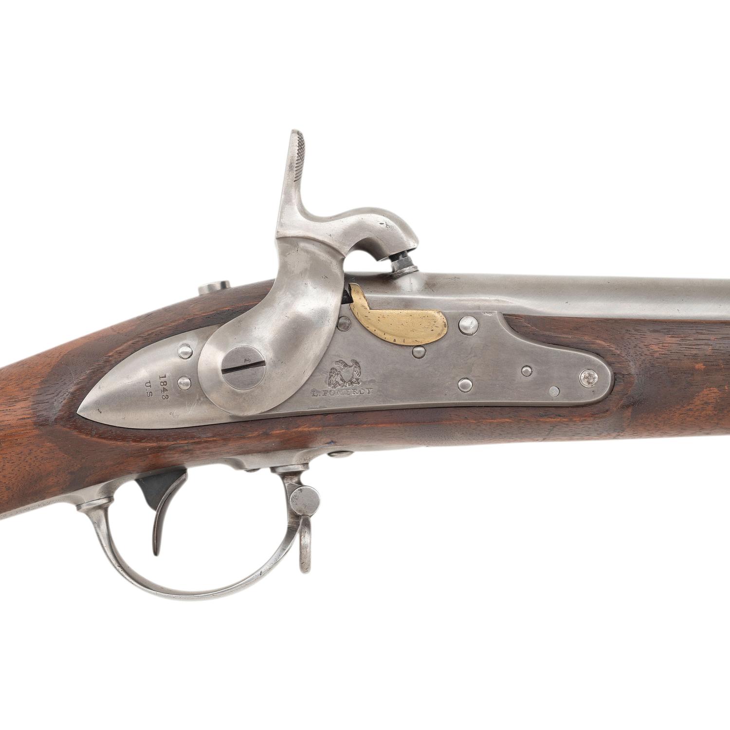 Arsenal Percussion Altered Rifled & Sighted US Model 1840 Musket by Pomeroy