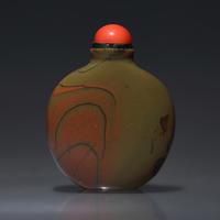 A Chinese Jasper Snuff Bottle, Qing Dynasty, Circa 1770-1850 — 1770-1850年 羊肝瑪瑙素面鼻煙壺