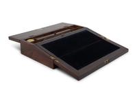 A Victorian Brass Mounted Rosewood Writing Slope