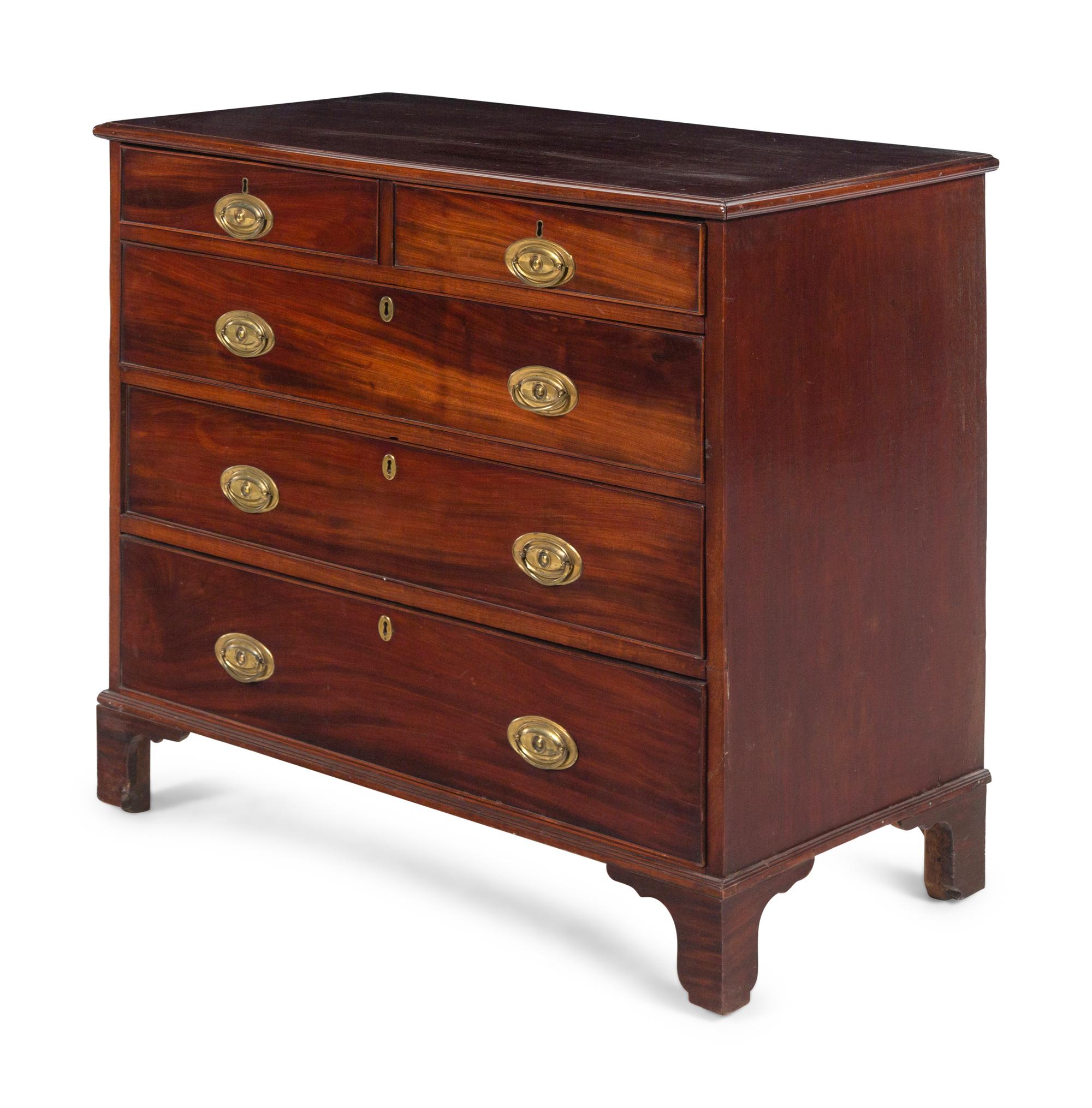 A Chippendale Mahogany Chest of Drawers