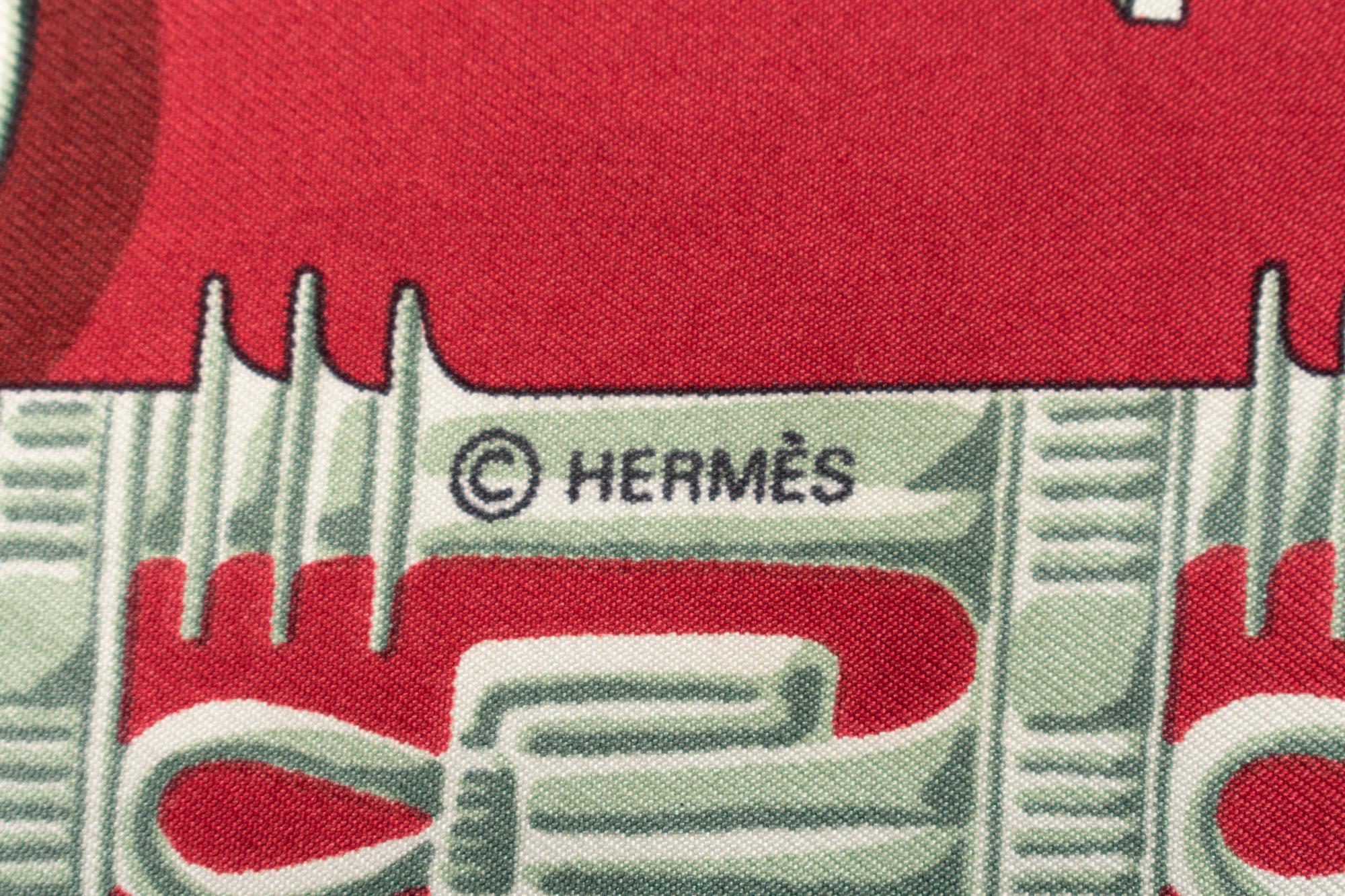 Four Scarves and One Pair of Gloves: Three Hermès, One Gucci, and One Pair of Hermès Gloves