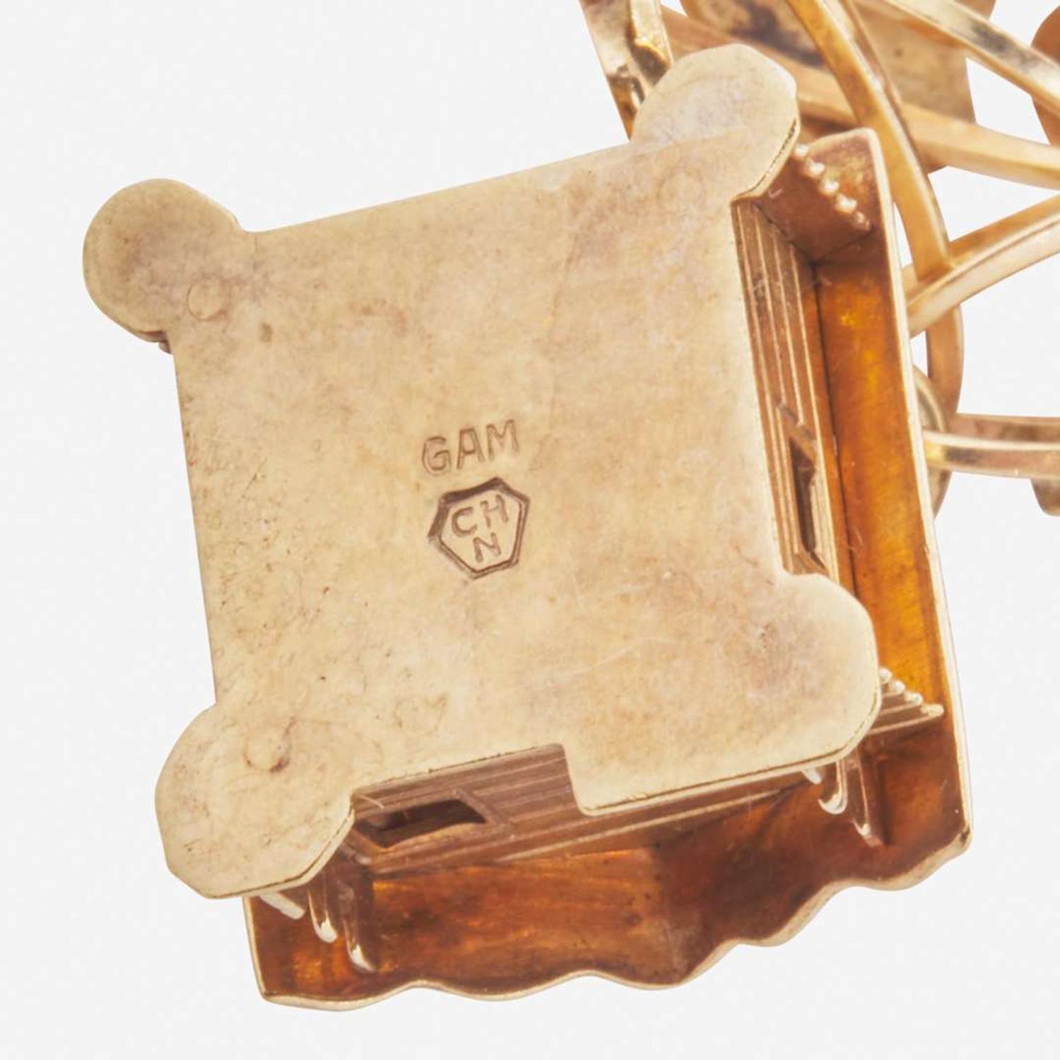 A 14K Yellow Gold Charm Bracelet