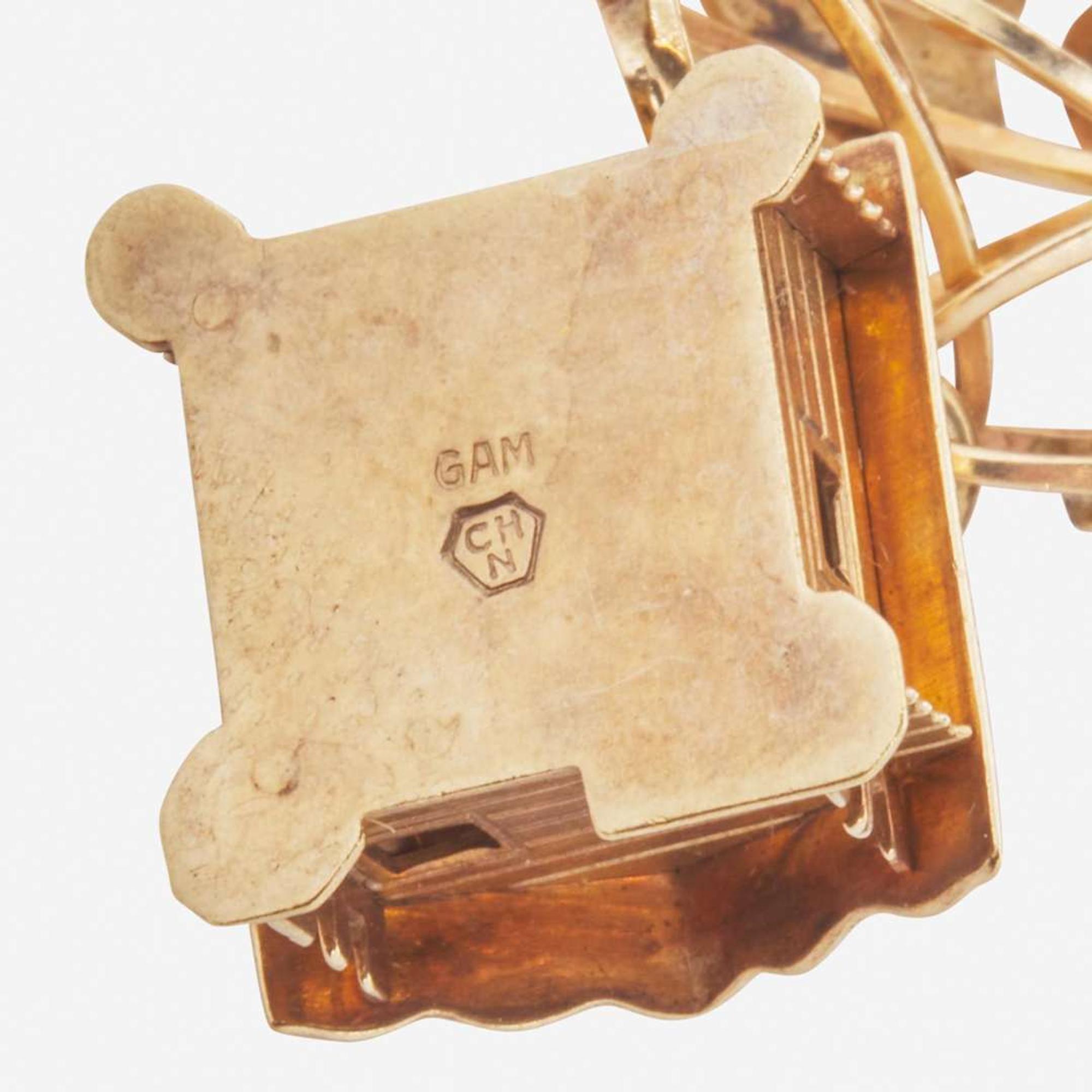 A 14K Yellow Gold Charm Bracelet