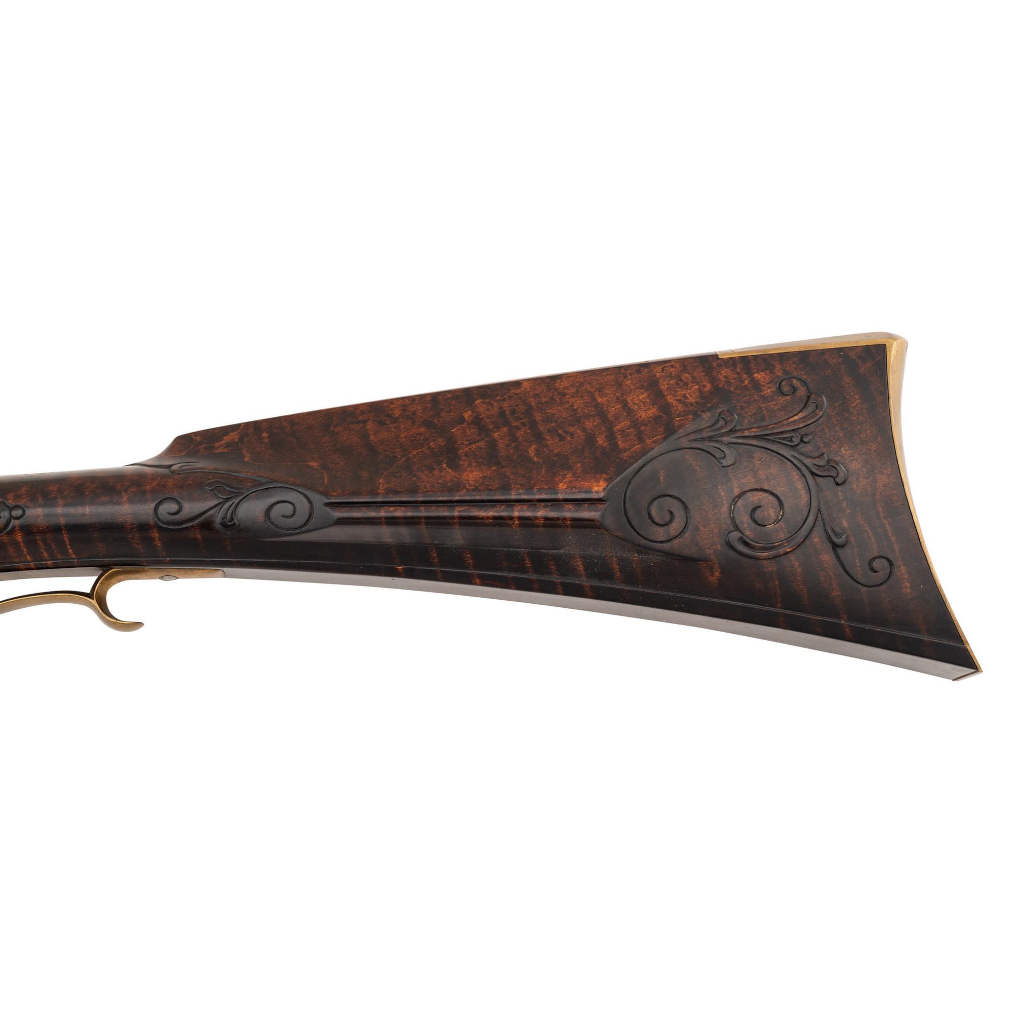 Contemporary Flintlock Flintlock Smooth Rifle by Ron Ehlert