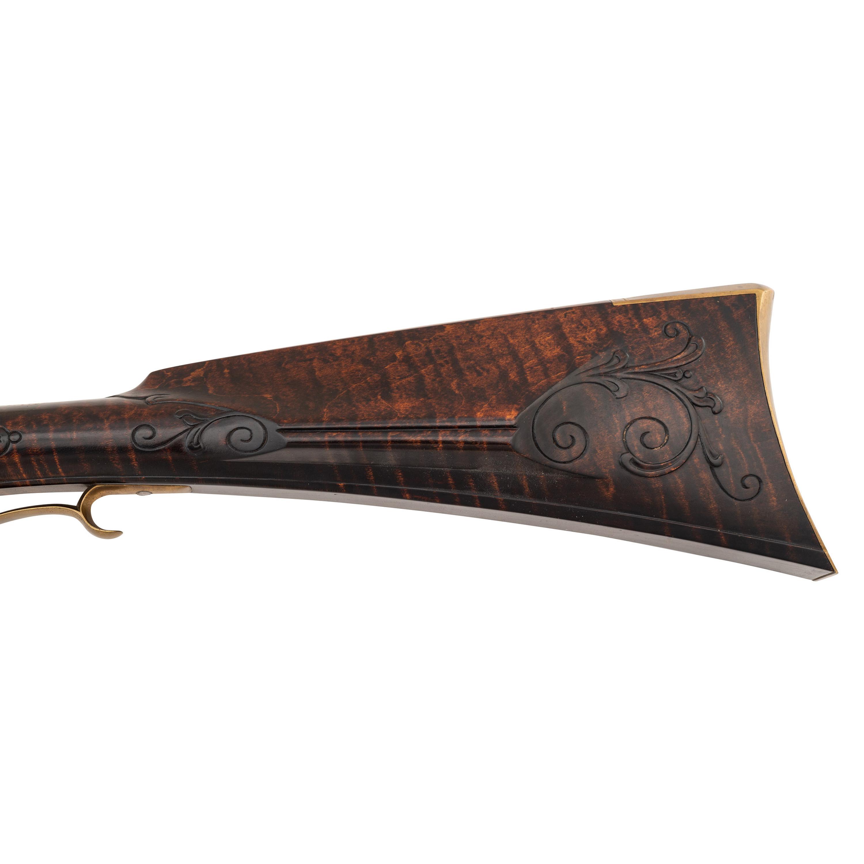 Contemporary Flintlock Flintlock Smooth Rifle by Ron Ehlert