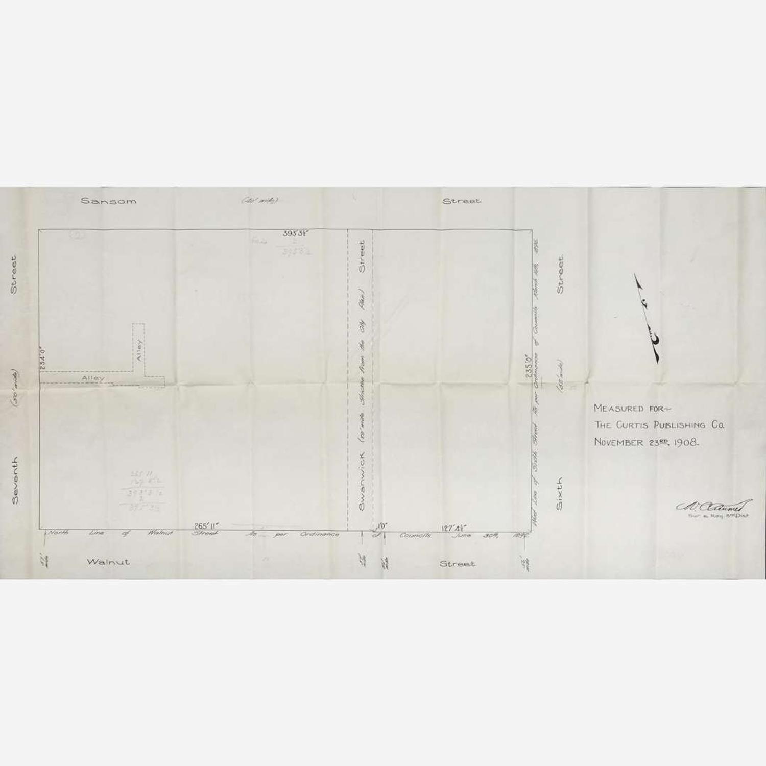 [Philadelphia & Pennsylvania] Large Philadelphia Land Deed Archive