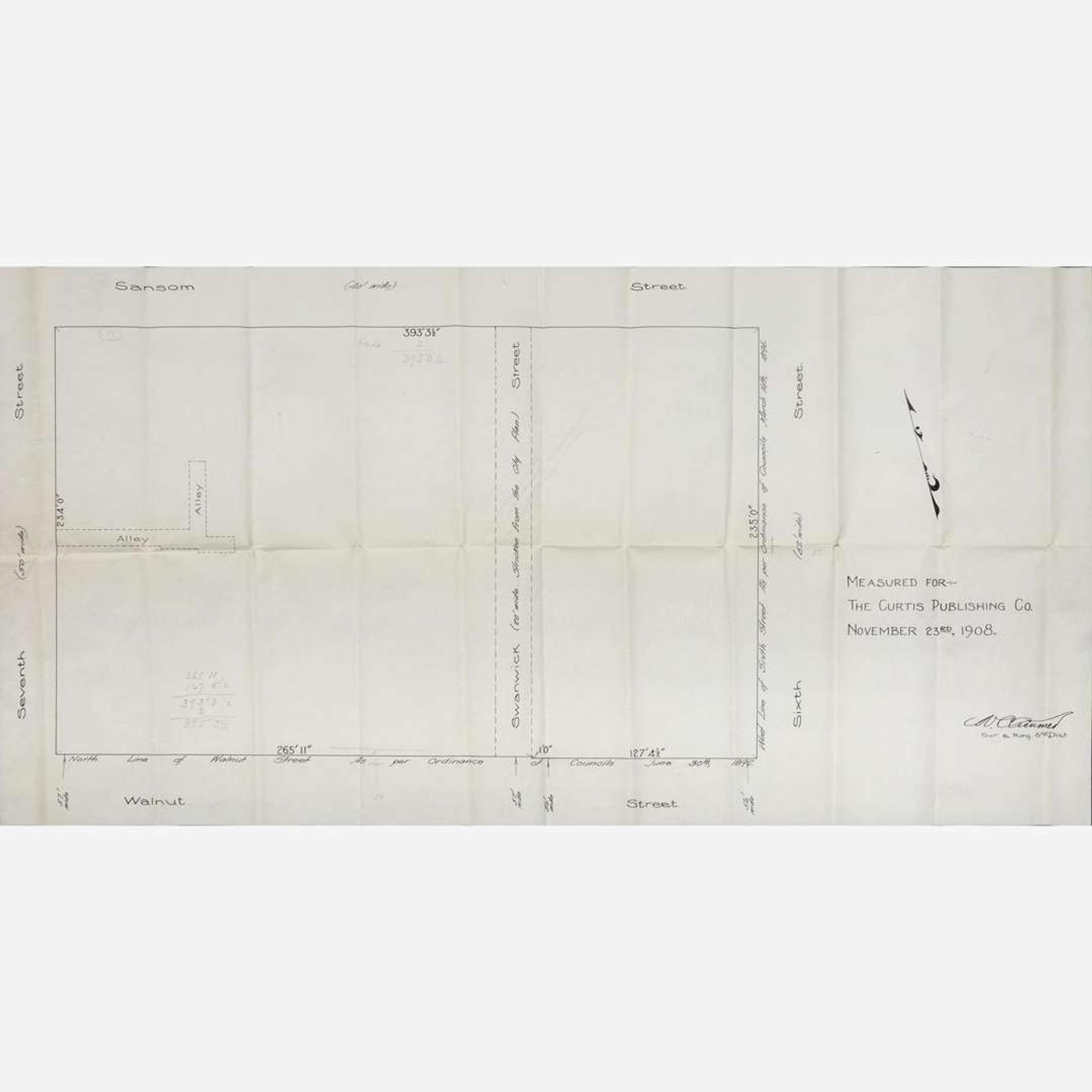[Philadelphia & Pennsylvania] Large Philadelphia Land Deed Archive