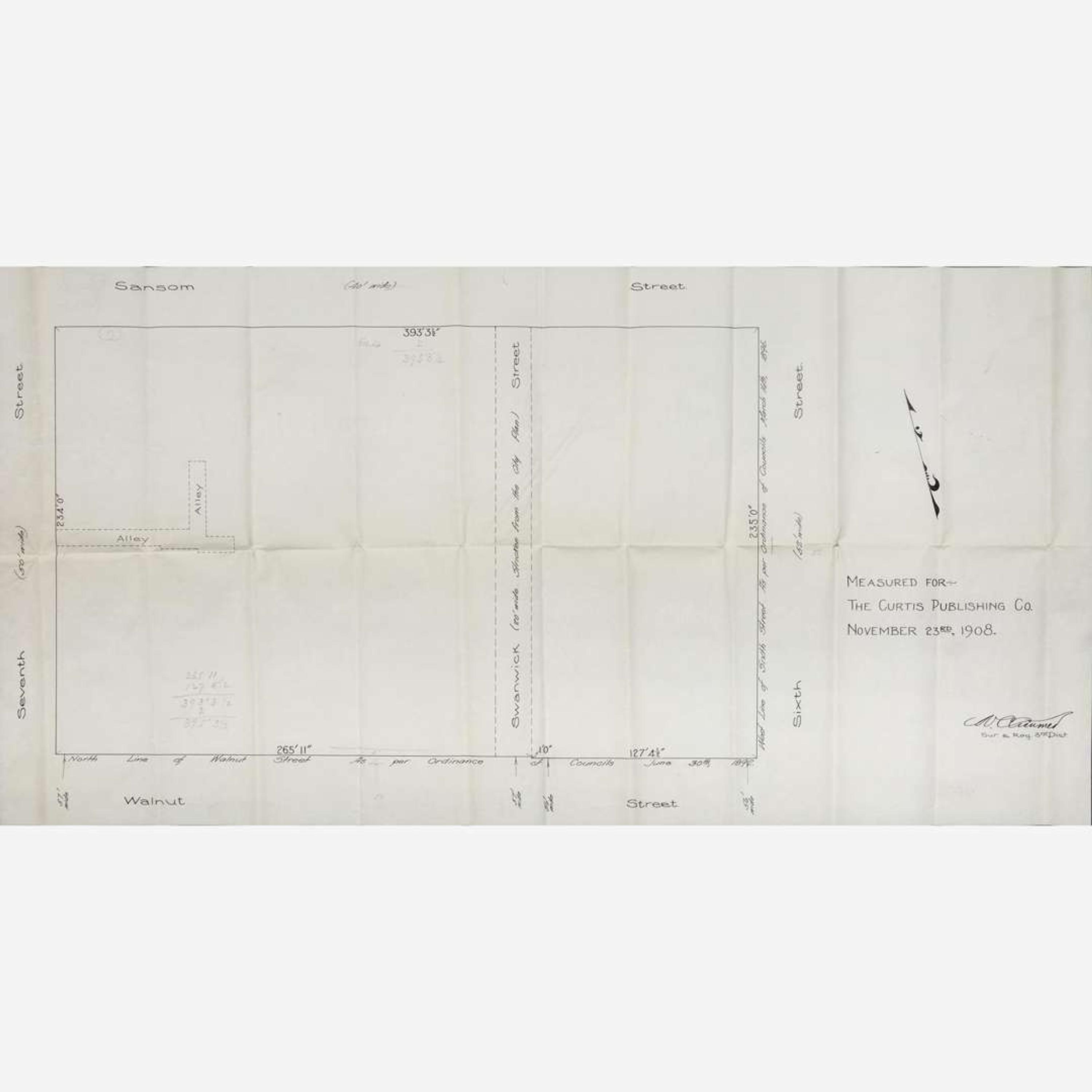 [Philadelphia & Pennsylvania] Large Philadelphia Land Deed Archive