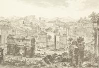 Eight Black and Parcel Gilt Framed Prints After Giovanni Piranesi — 20th Century
