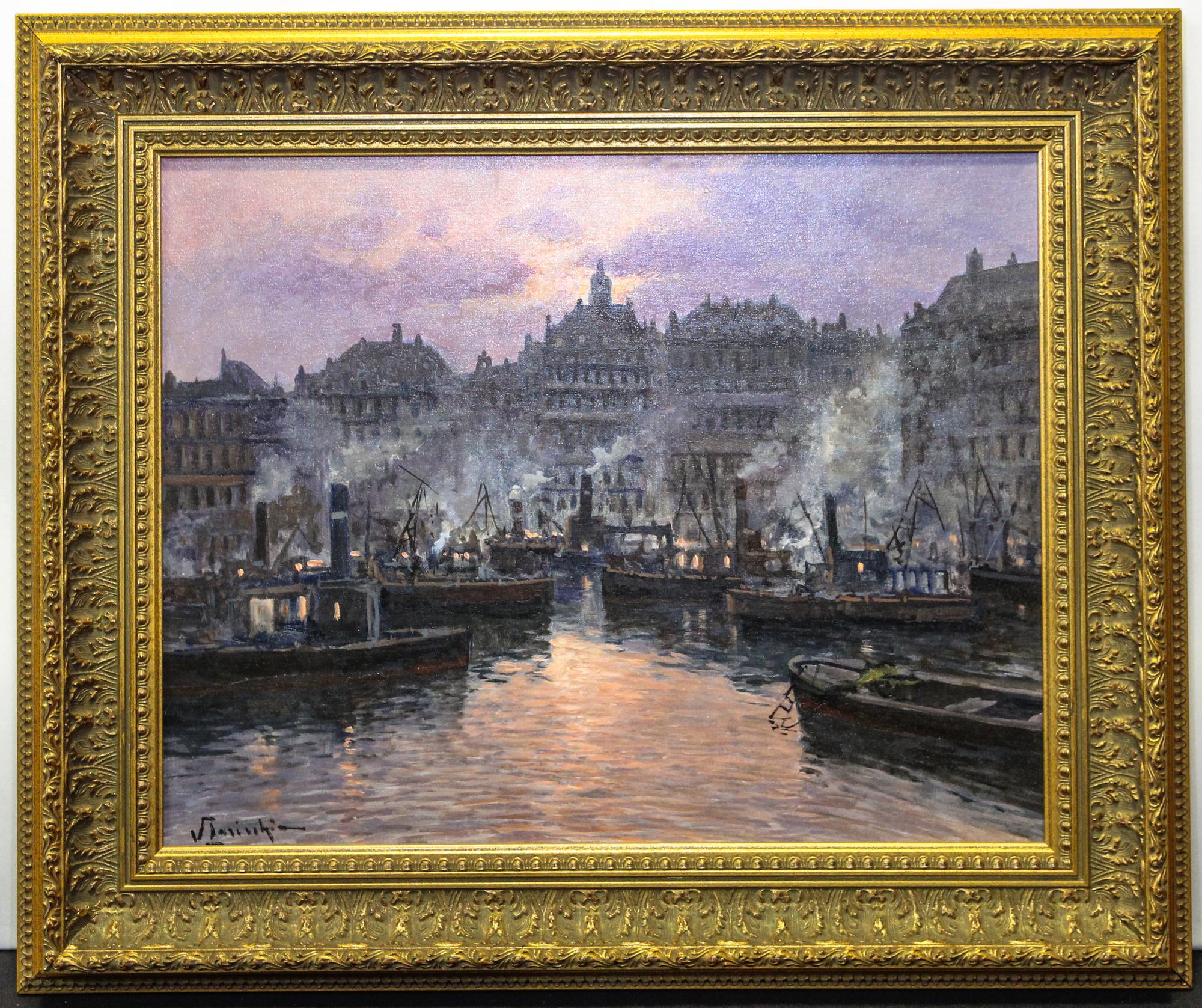Vincenzo Laricchia, (20th century), Harbor Scene