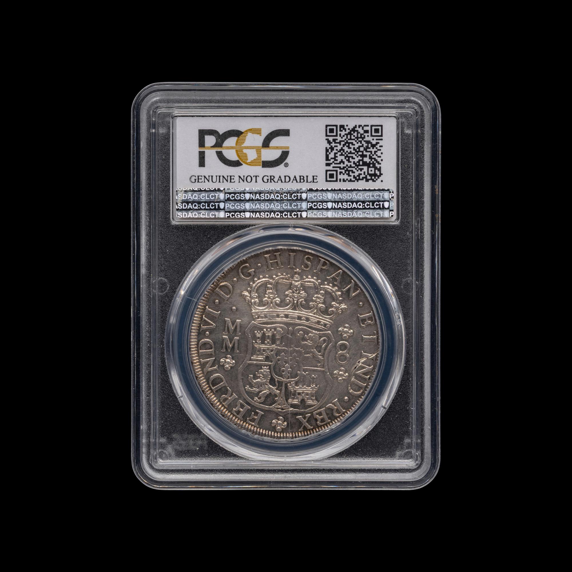 [SPANISH EMPIRE] An 1759-Mo MM 8 Reales Coin [PCGS Genuine-AU Details-Scratch]