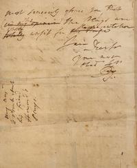 [Drama] [Garrick, David] [Burke, Edmund]: Draft Autograph Letter, initialed