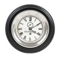 A Chelsea Nickel U.S. Lighthouse Service Clock Diameter 7 5/8 inches. — CIRCA 1930