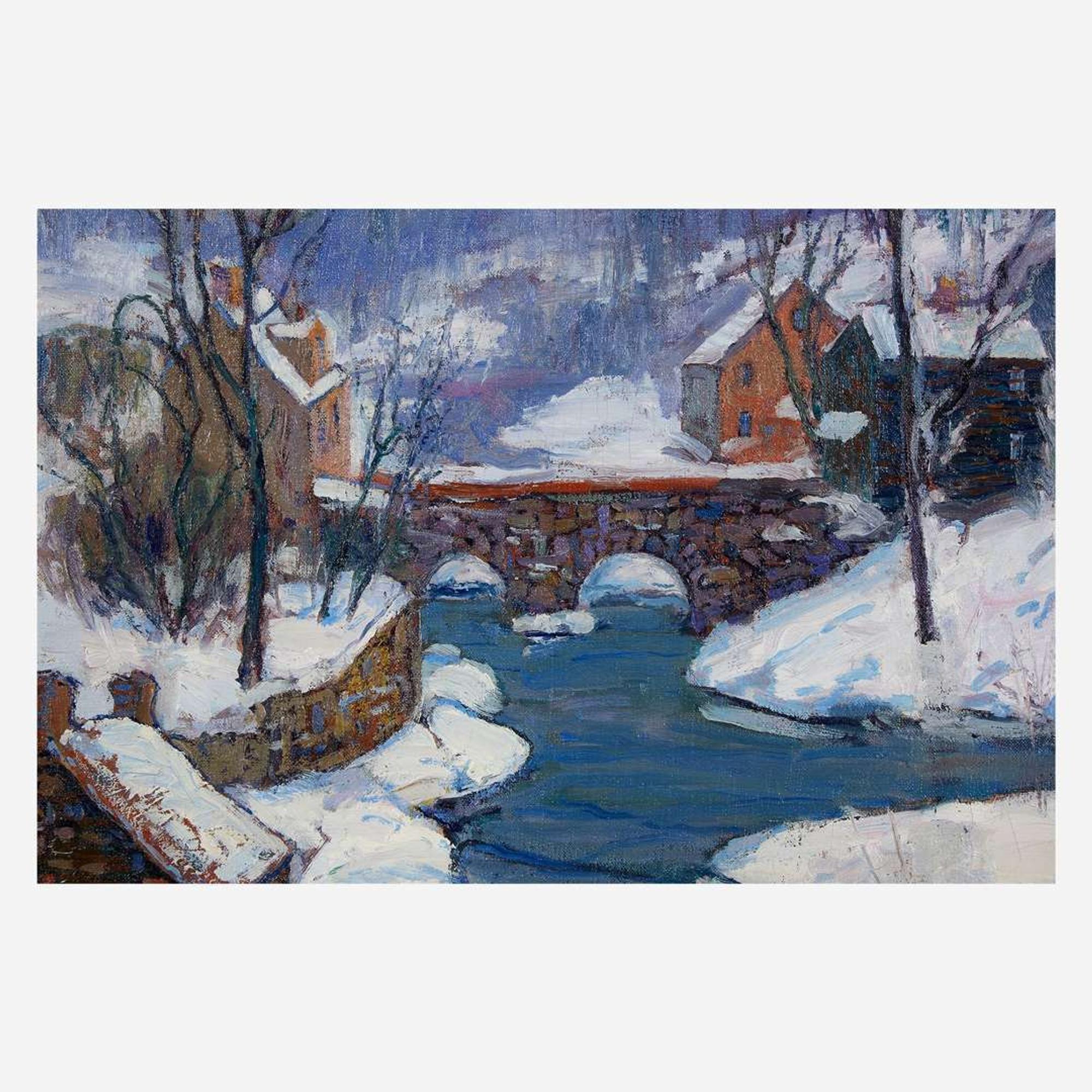 Fern Isabel Coppedge (American, 1883–1951) December Afternoon (Carversville)