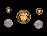 [COLOMBIA] A Set of Three 1968 Proof Coins