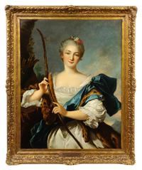 After Jean-Marc Nattier, (19th Century), Jeune femme en chasseresse