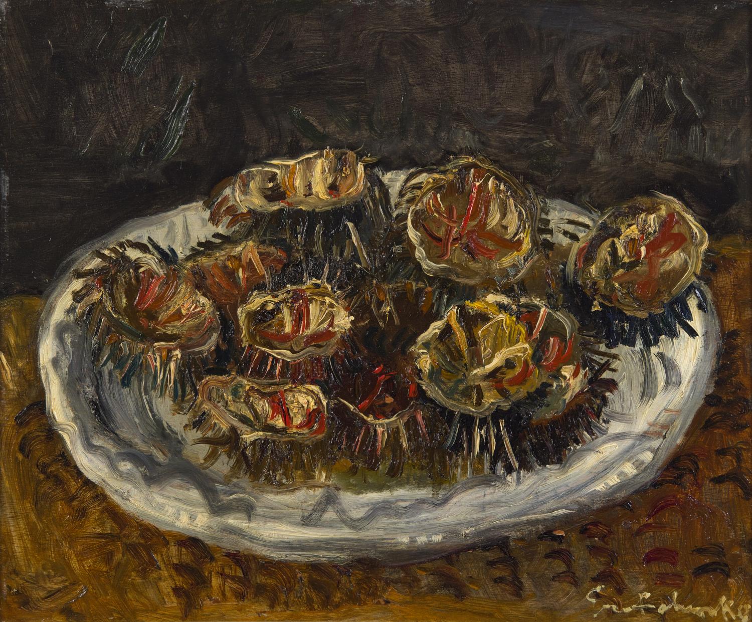 Assiette d'Oursins