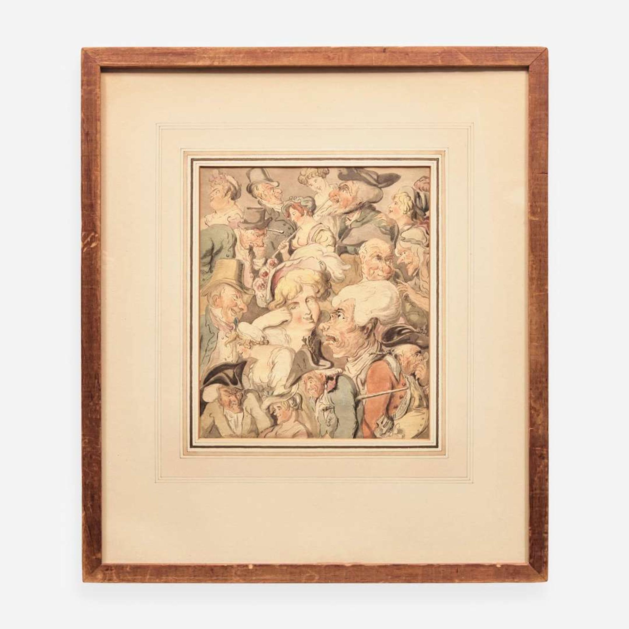 Thomas Rowlandson (British, 1756-1827) Studies of Various Characters