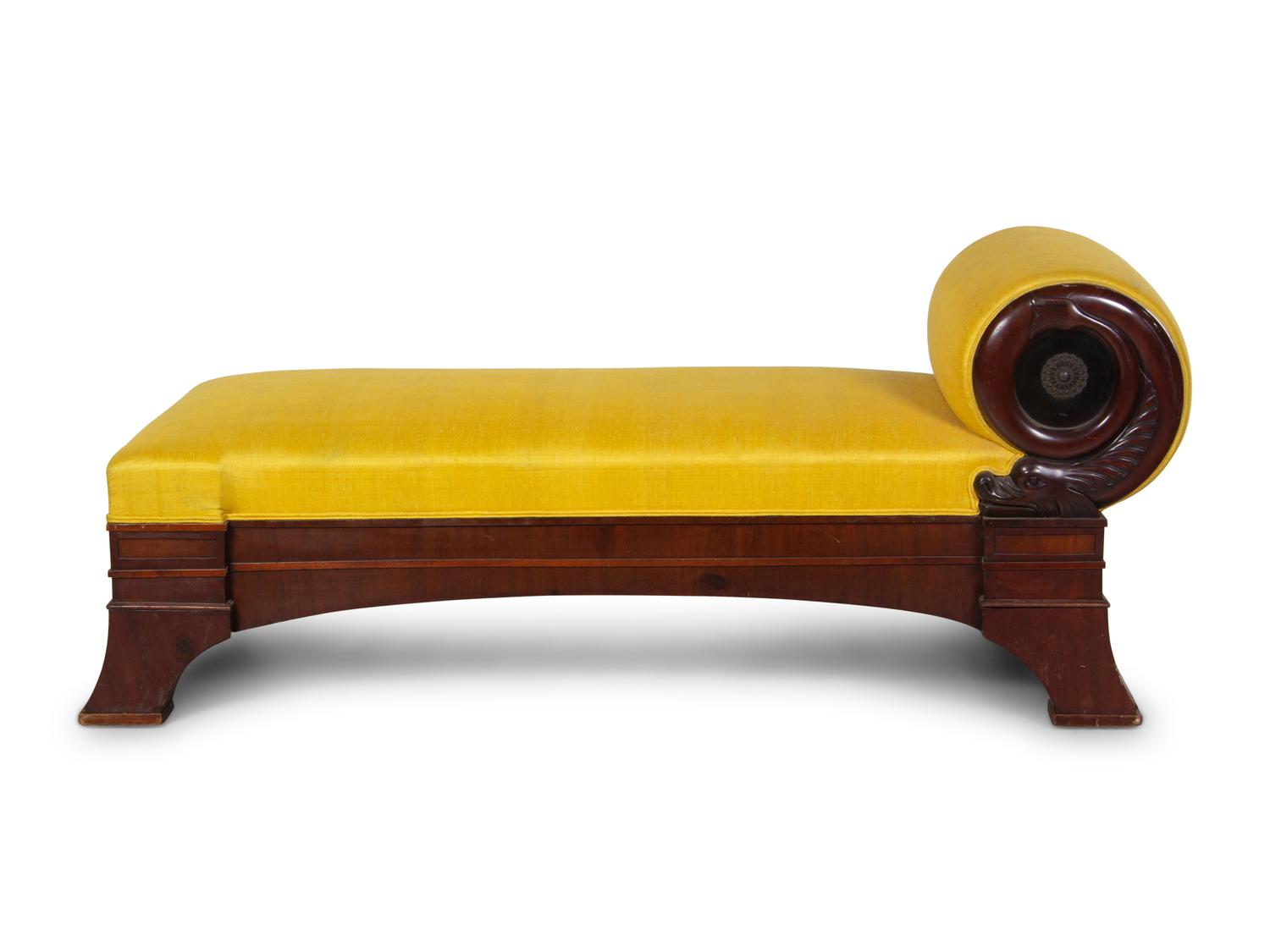 A Classical Style Mahogany Daybed