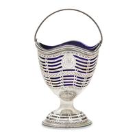 A George III Pierced Silver Sugar Basket