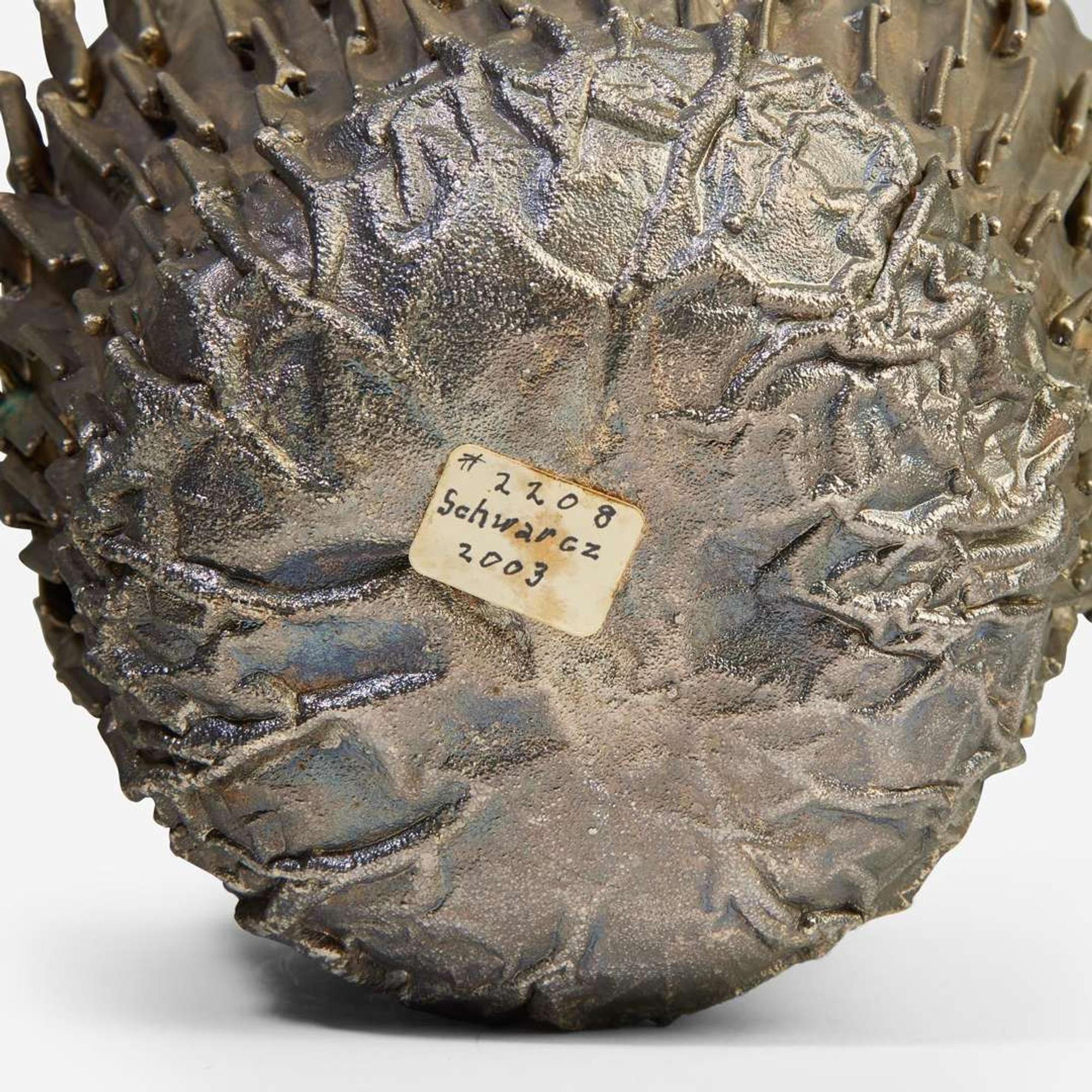 June Schwarcz (American, 1918-2015) Pleated Vessel No. 2208, USA, circa 2003