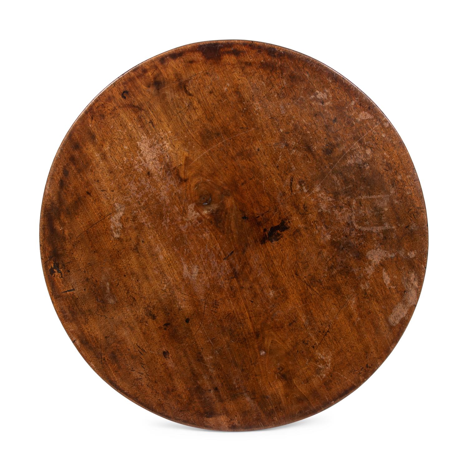 A George III Style Mahogany Tea Table