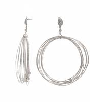 Coomi, White Gold Demi Parure and Sterling Silver Bangle Bracelet