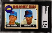 A 1968 Topps Nolan Ryan Rookie Baseball Card No. 177 (SGC 1.5)