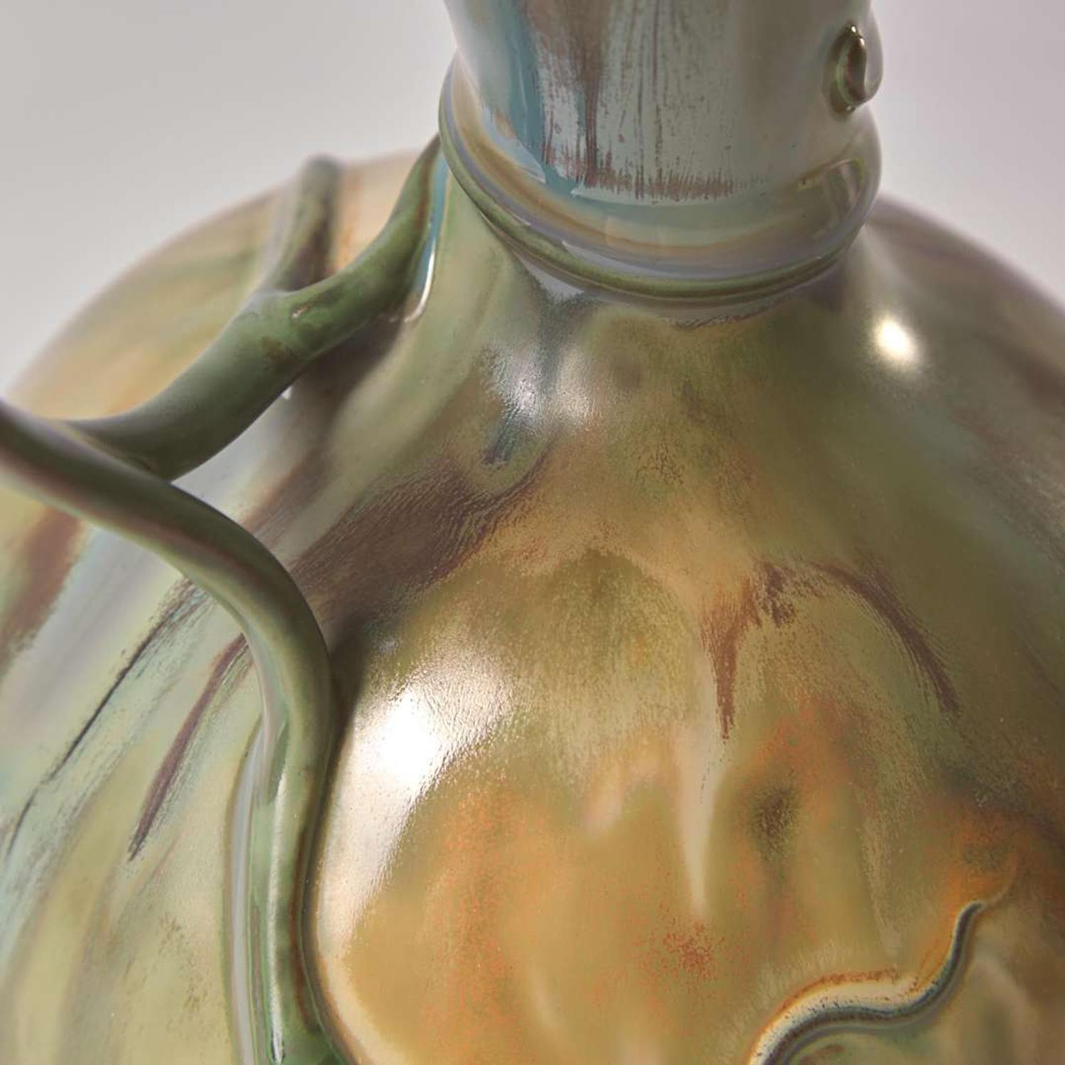 A French glazed porcelain pitcher Léon Kann (French, 1859-1925), Manufacture nationale de Sèvres, France, 1900