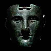 A Roman Bronze Parade Mask