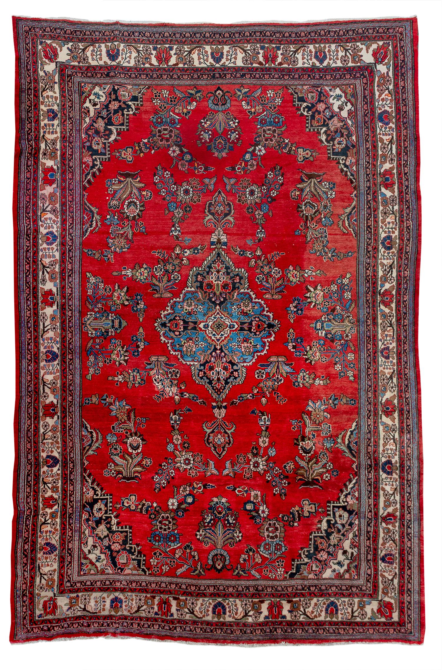 A Meshed Wool Rug