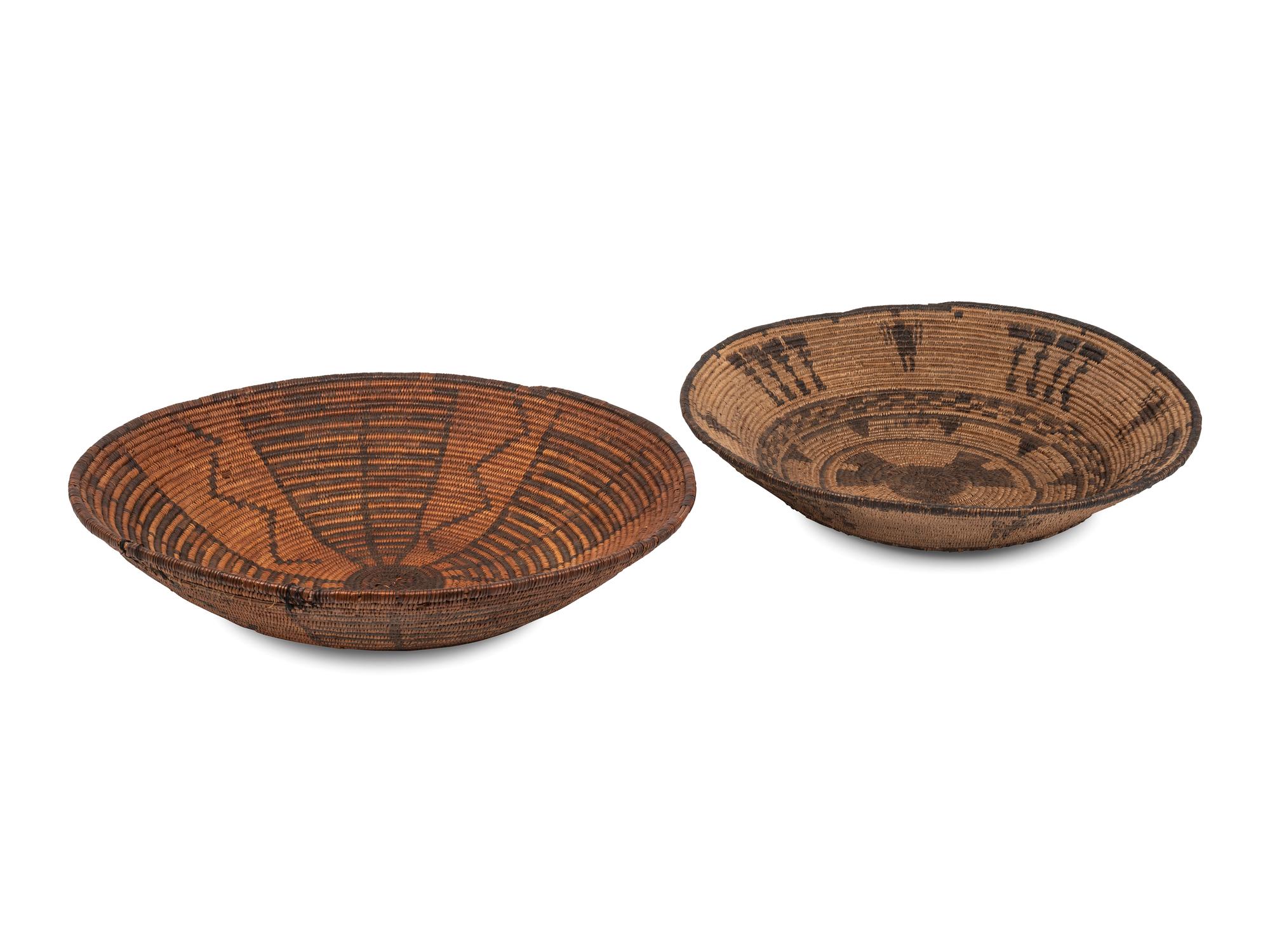 Apache and Akimel O'odham Basketry Trays