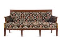 An Empire Style Gilt Bronze Mounted Mahogany Sofa