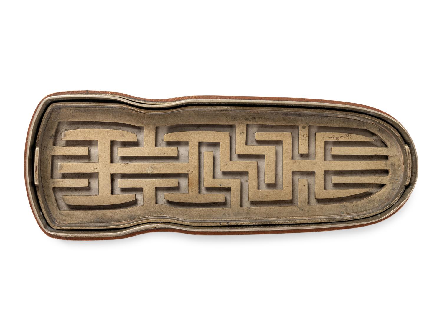 A Chinese Paktong Incense Burner