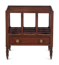 A George III Mahogany Canterbury