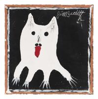 Jimmy Lee Sudduth (1910-2007), White Dog