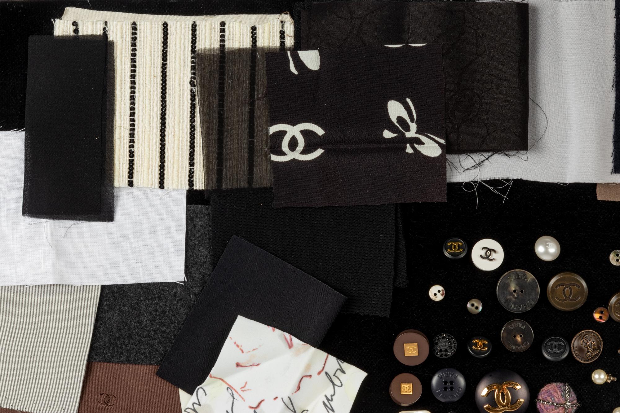 Chanel Buttons & Fabric Swatches, 2000-2010s